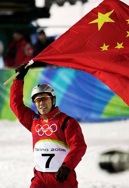 1韩晓鹏：自由式滑雪空中技巧奥运会冠军