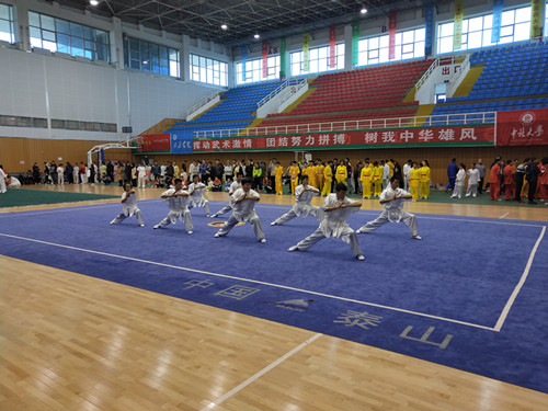 我院武术队参加2017年山西省大中学生武术锦标赛